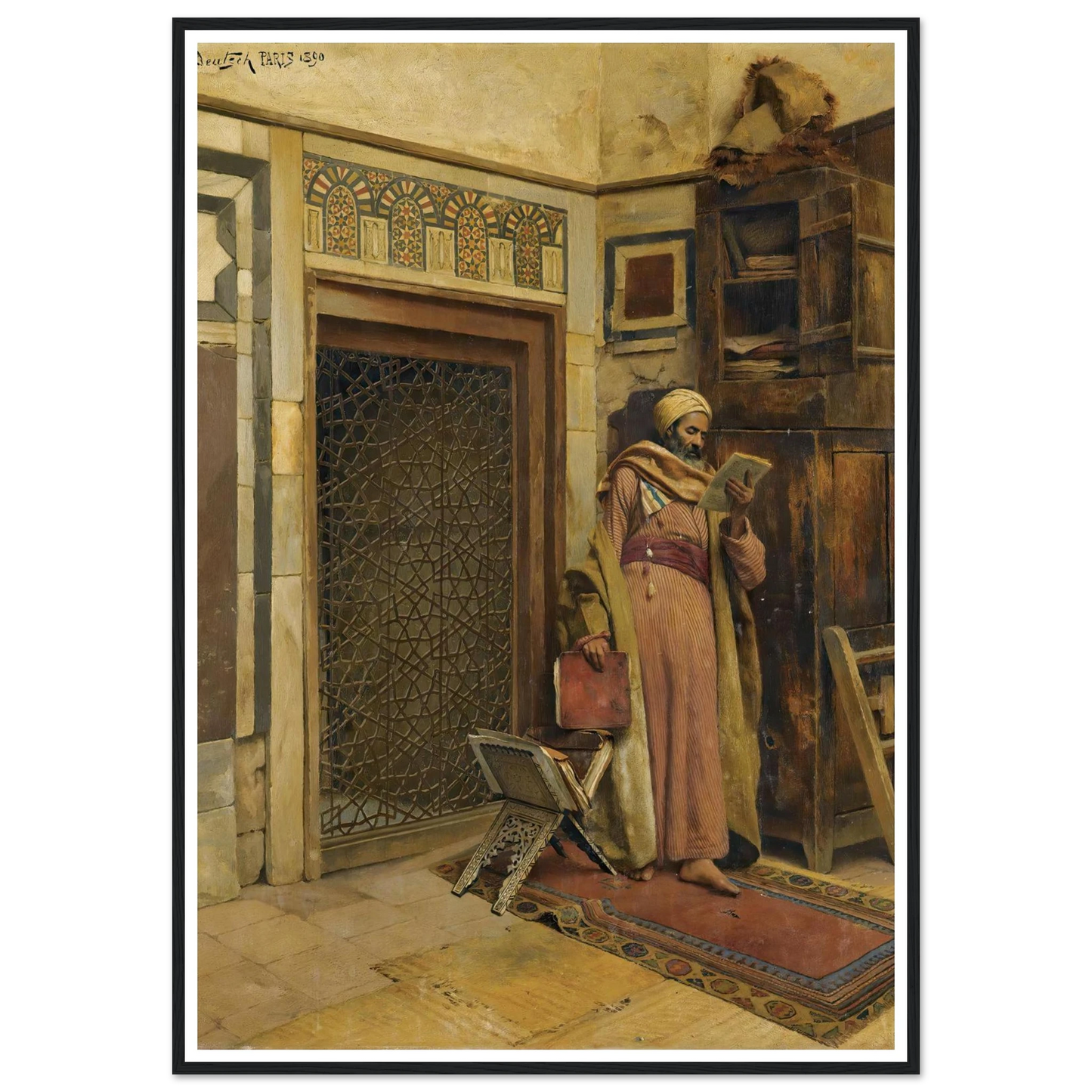 The scholar (1890) Art Print | Ludwig Deutsch-Quipham Collections
