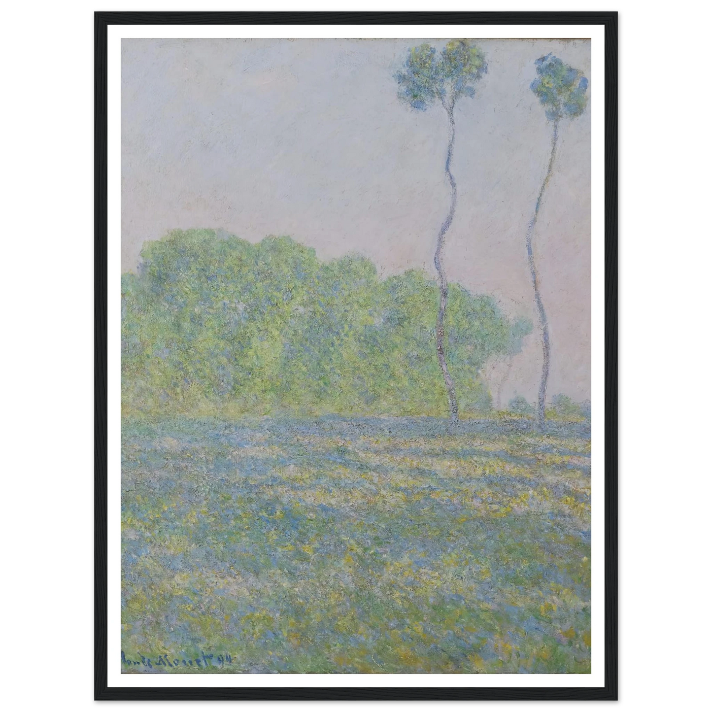 Meadow at Giverny (1894) Art Print | Claude Monet-Quipham Collections