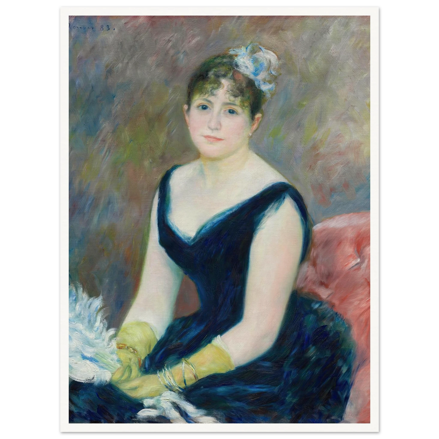 Madame Léon Clapisson (1883) Art Print | Pierre Auguste Renoir-Quipham Collections