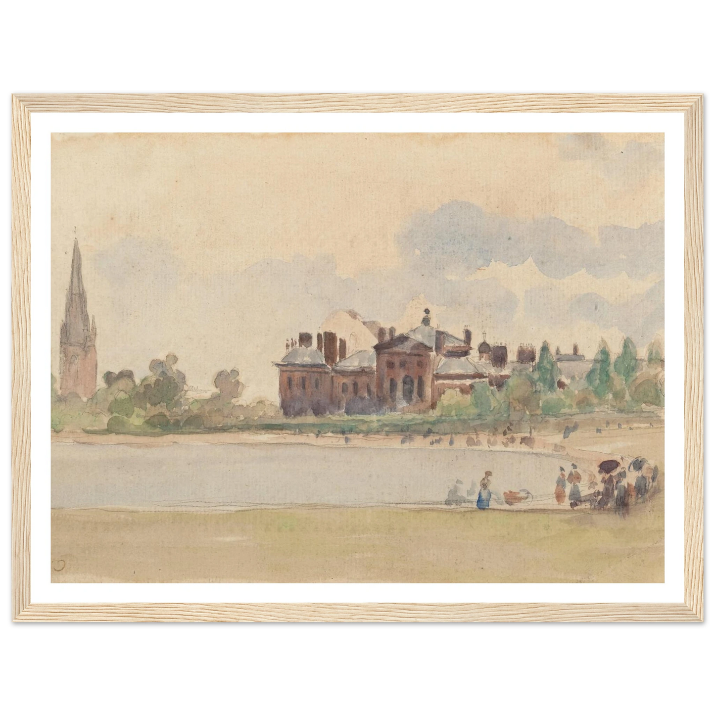 Kensington Gardens, London (1890) Art Print | Camille Pissarro-Quipham Collections