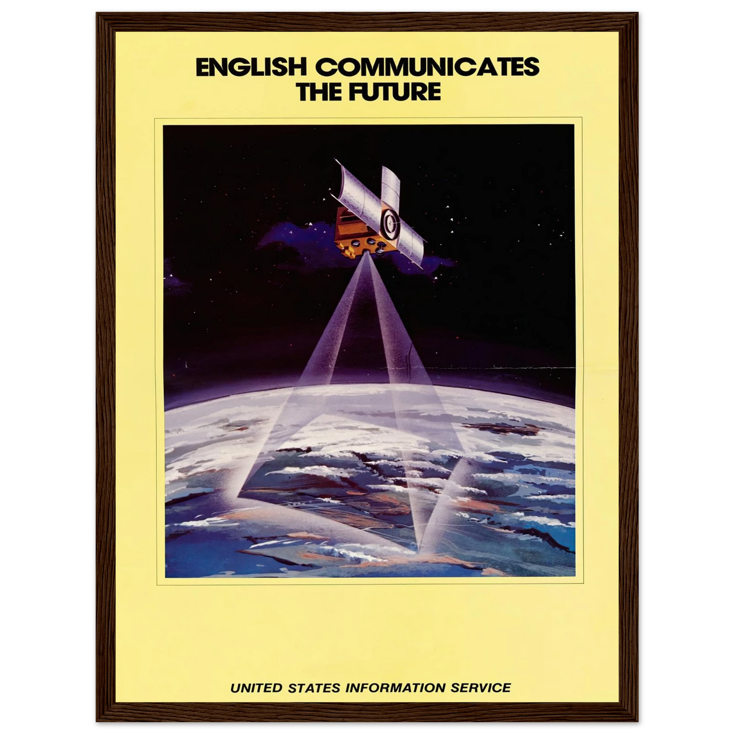 English Communicates the Future. United States Information Service 2 Art Print | US Information Agency-Quipham Collections