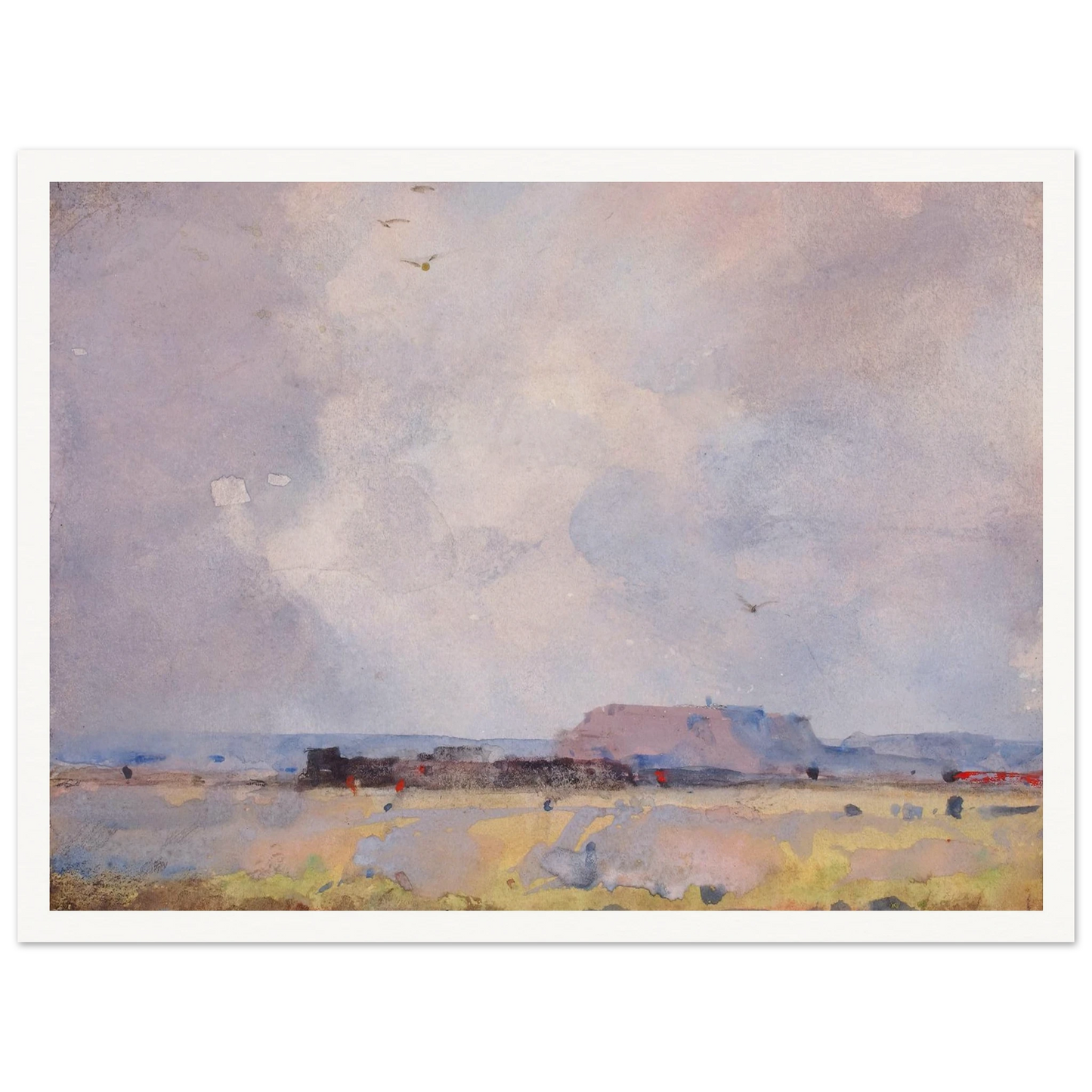 In The Plateau Country, With An Inhabited Pueblo (1929) Art Print | William Henry Holmes-Quipham Collections