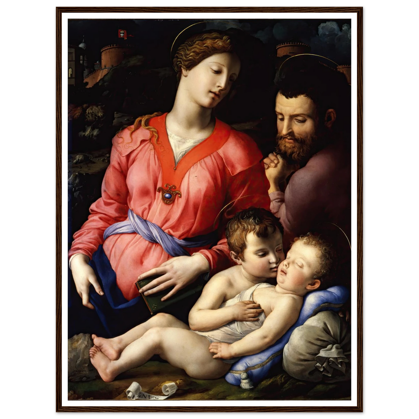 The Panciatichi Holy Family (Circa 1540) Art Print | Agnolo Bronzino-Quipham Collections