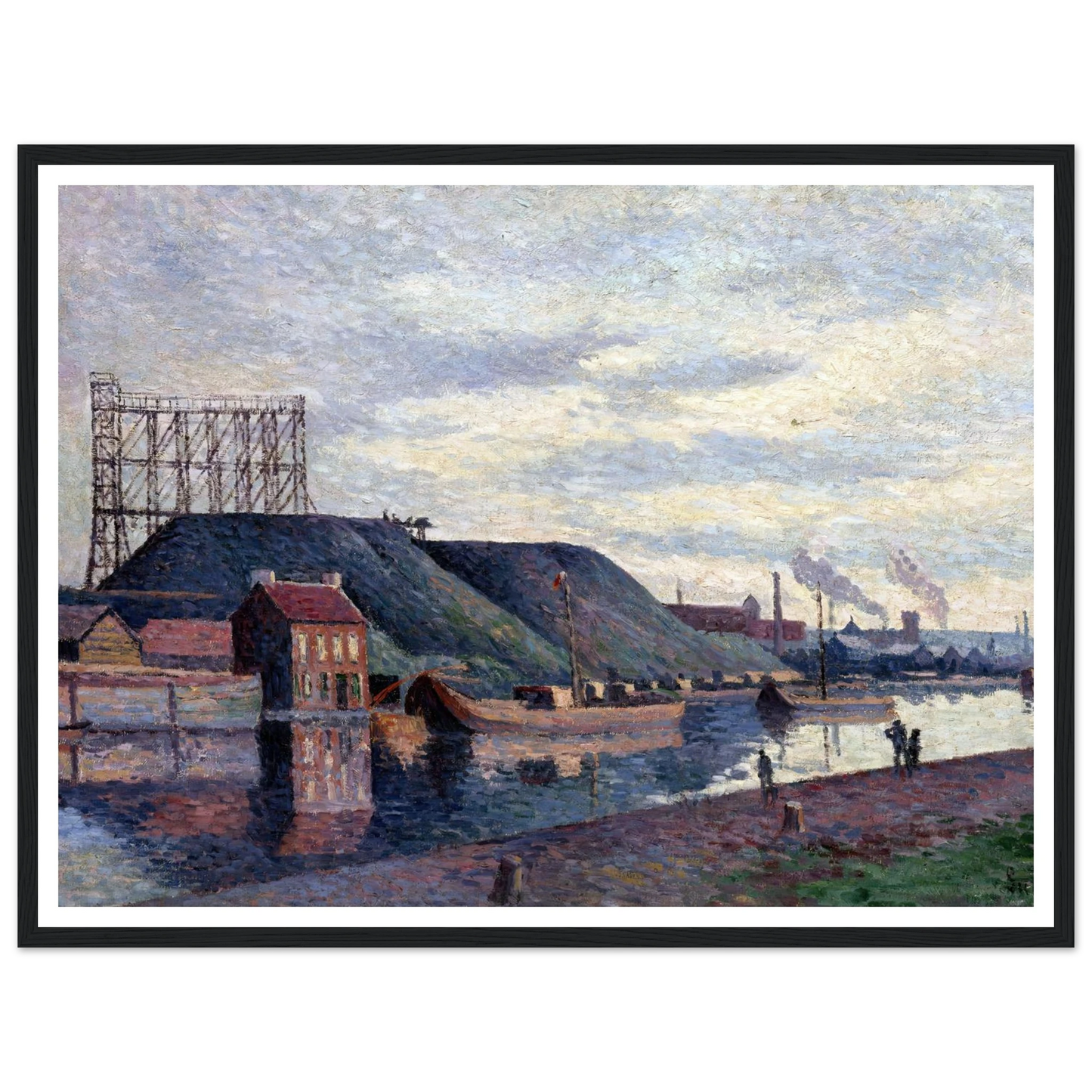 Les terrils de Sacré Madame (1897) Art Print | Maximilien Luce-Quipham Collections