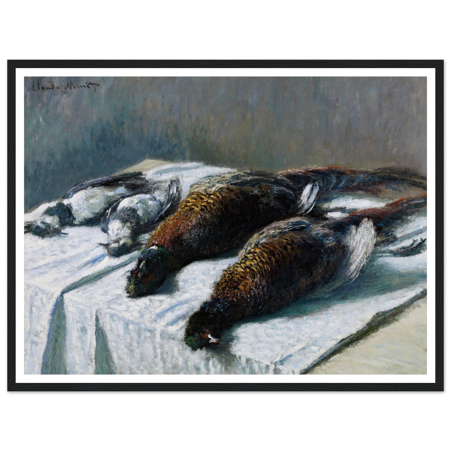 Still Life with Pheasants and Plovers (1879) Art Print | Claude Monet-Quipham Collections