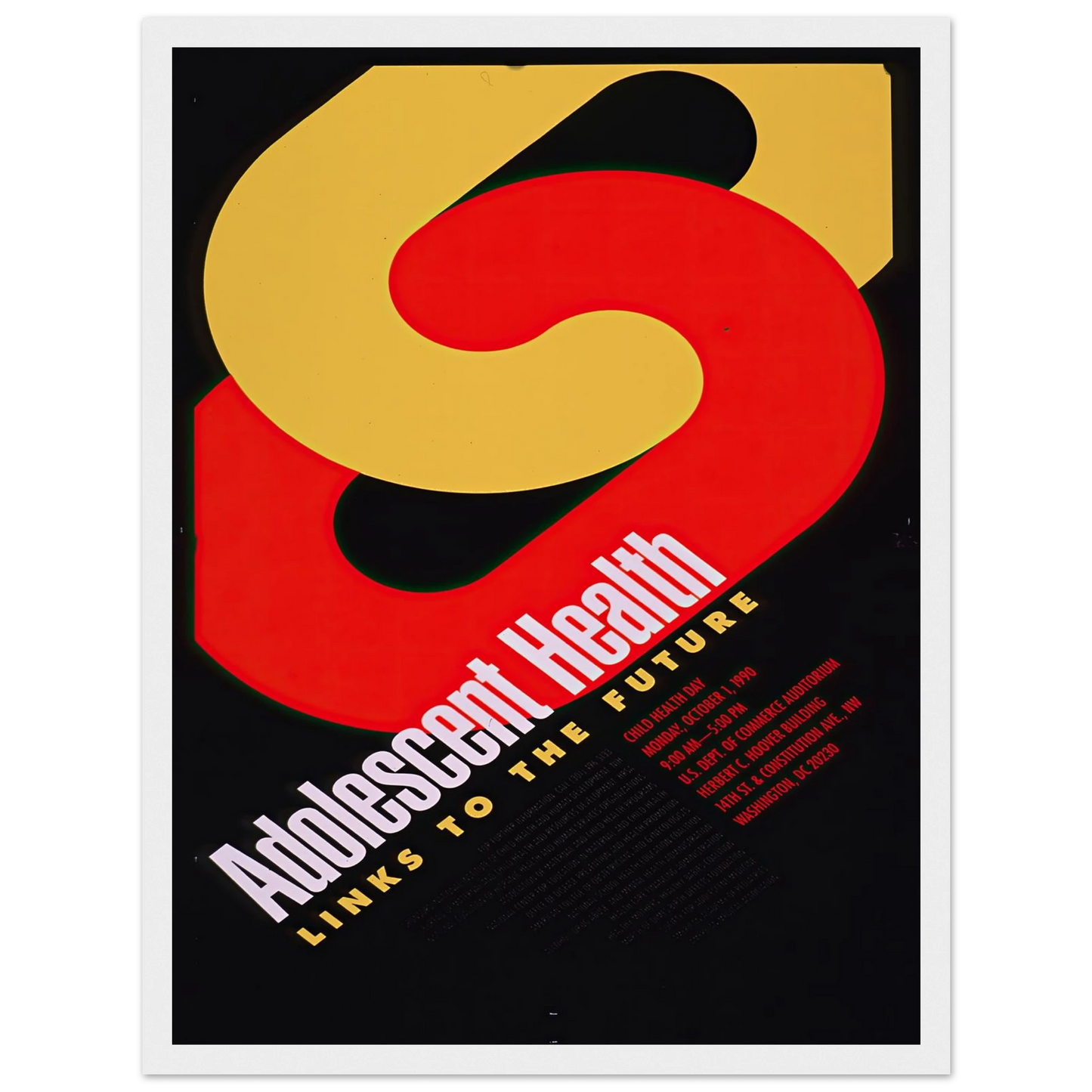 Adolescent health; links to the future (1990) Art Print | National Institutes of Health-Quipham Collections
