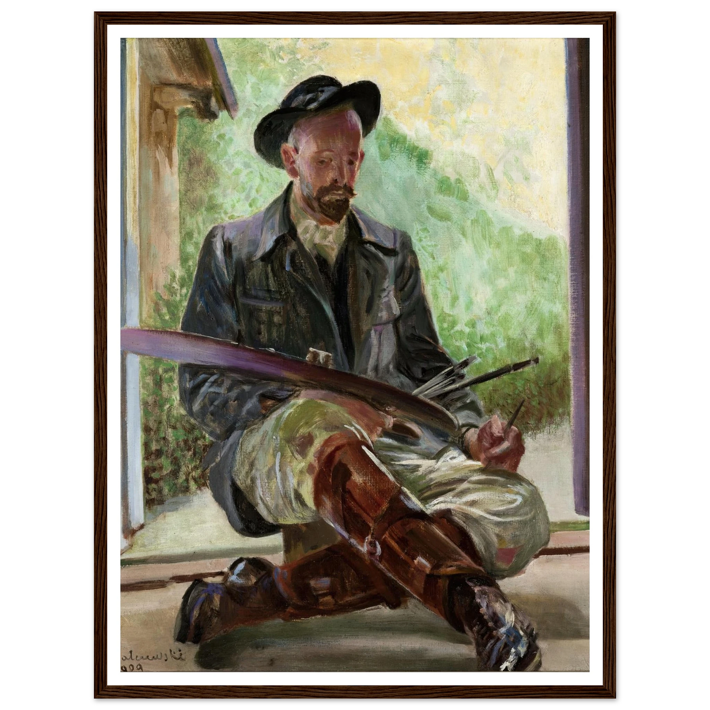 My Models – Triptych (Central Part) (1909) Art Print | Jacek Malczewski-Quipham Collections