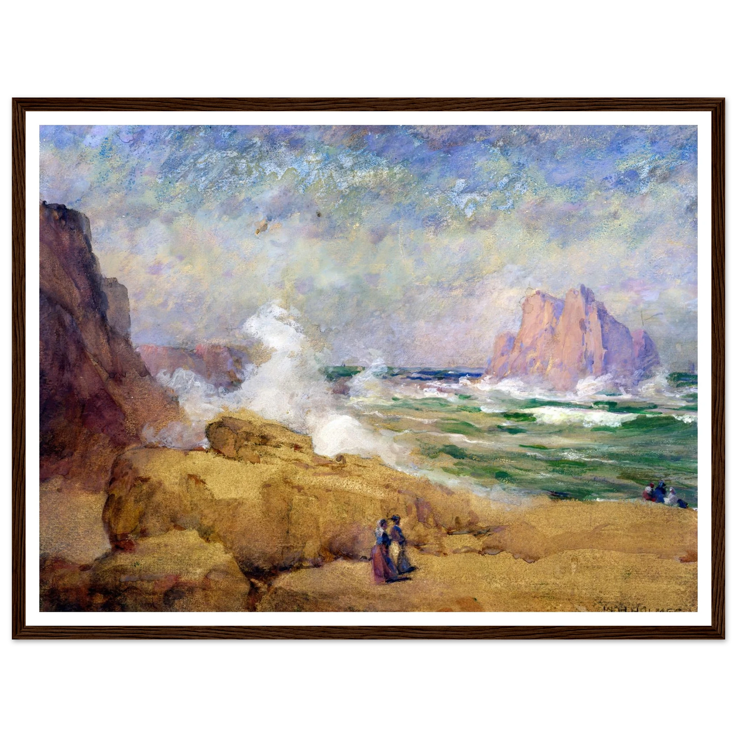 On The Coast Of California Art Print | William Henry Holmes-Quipham Collections