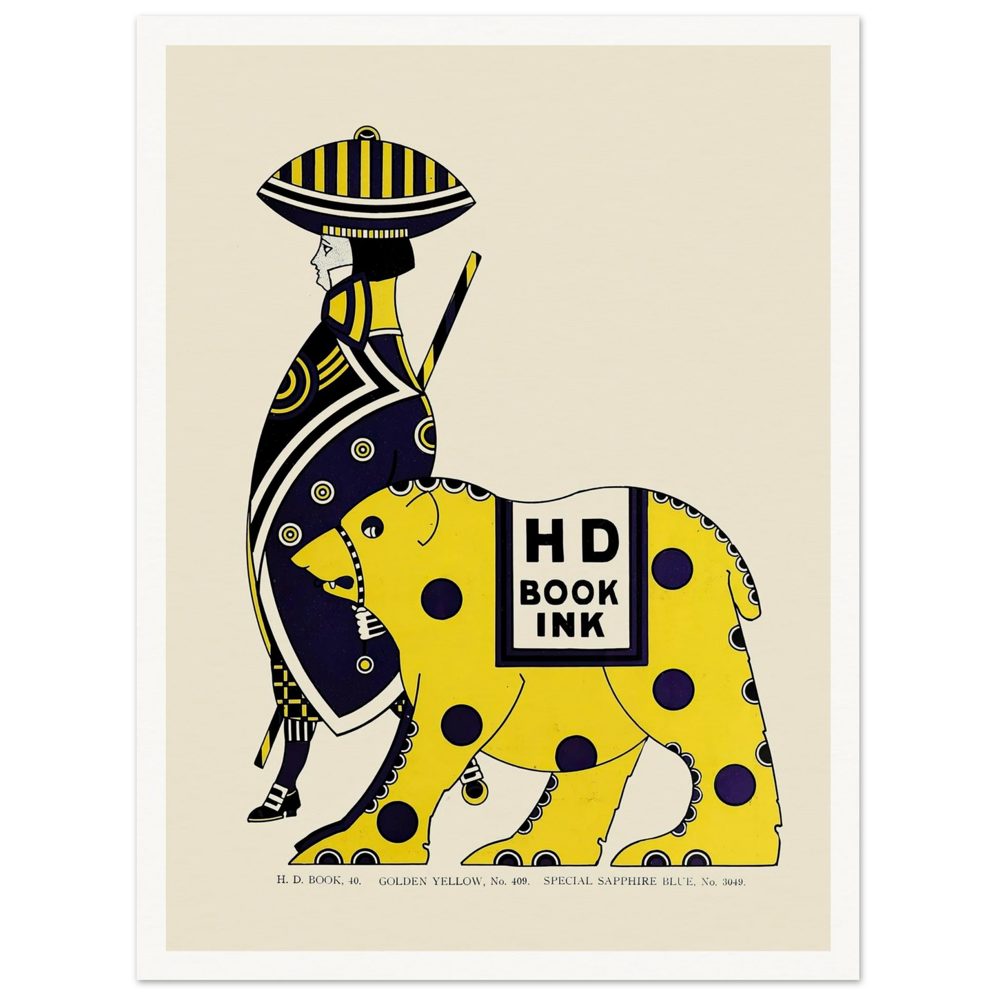 Queen City Ink, Ad. 08 (1890-1913) Art Print | Augustus Jansson-Quipham Collections