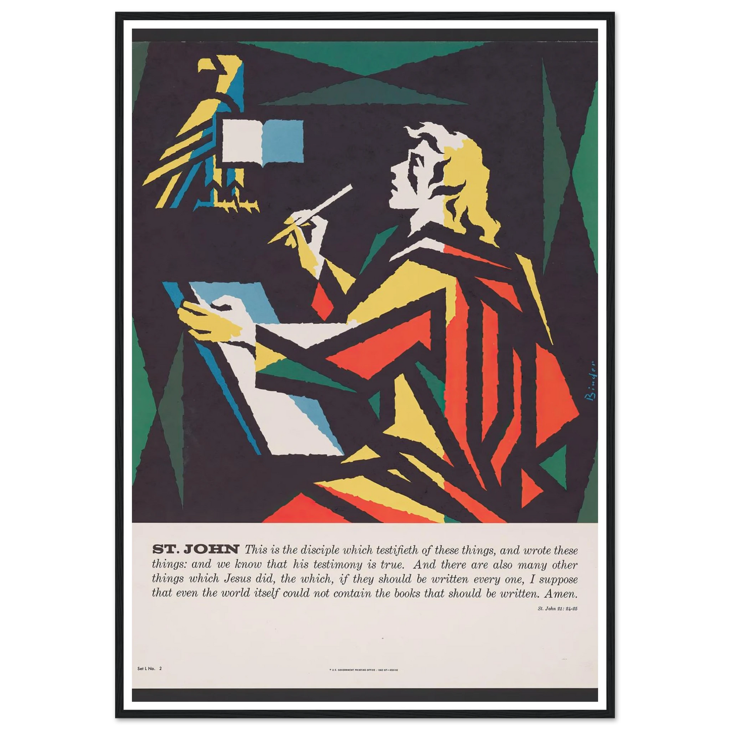 St. John (1962) Art Print | Joseph Binder-Quipham Collections