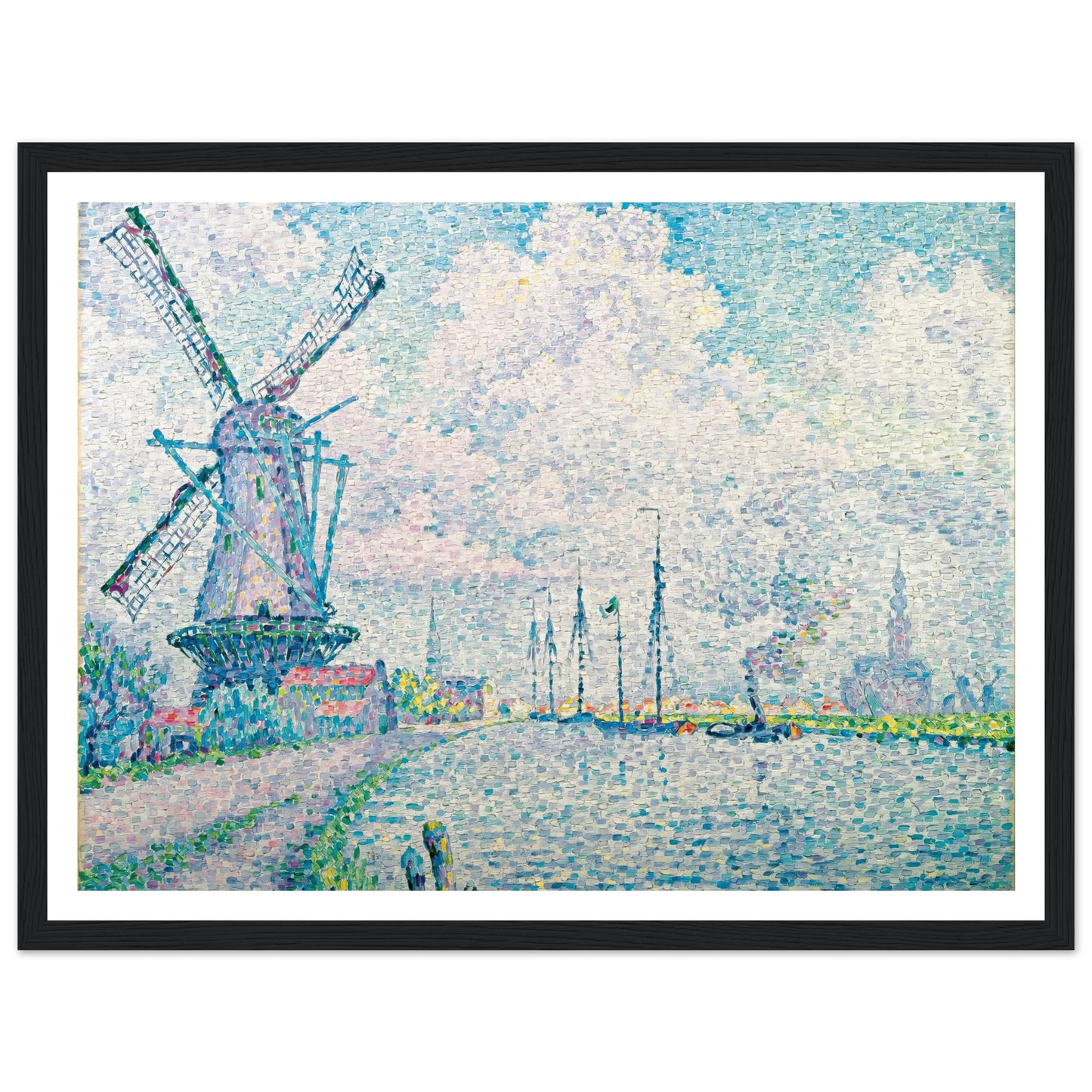 Canal of Overschie Art Print | Paul Signac-Quipham Collections