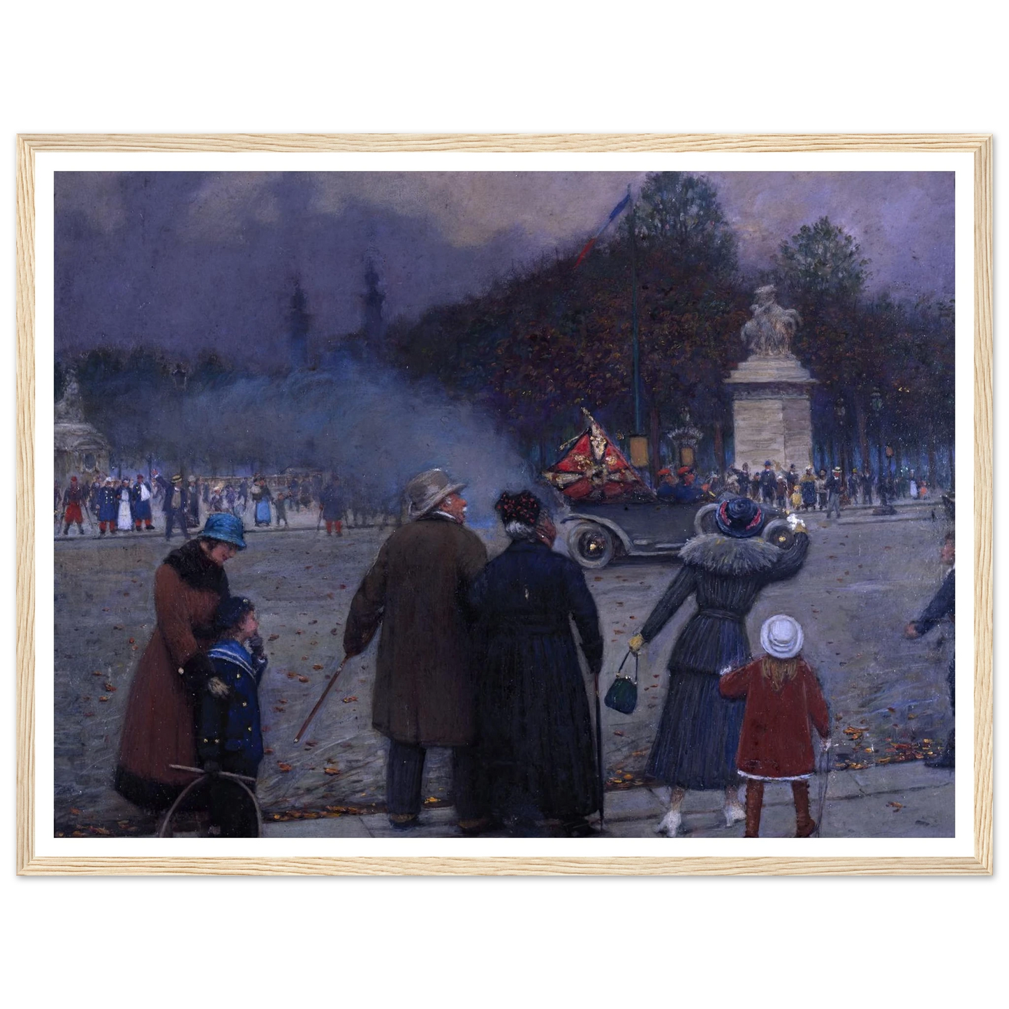 Drapeau allemand porté aux Invalides (1914) Art Print | Jean Beraud-Quipham Collections