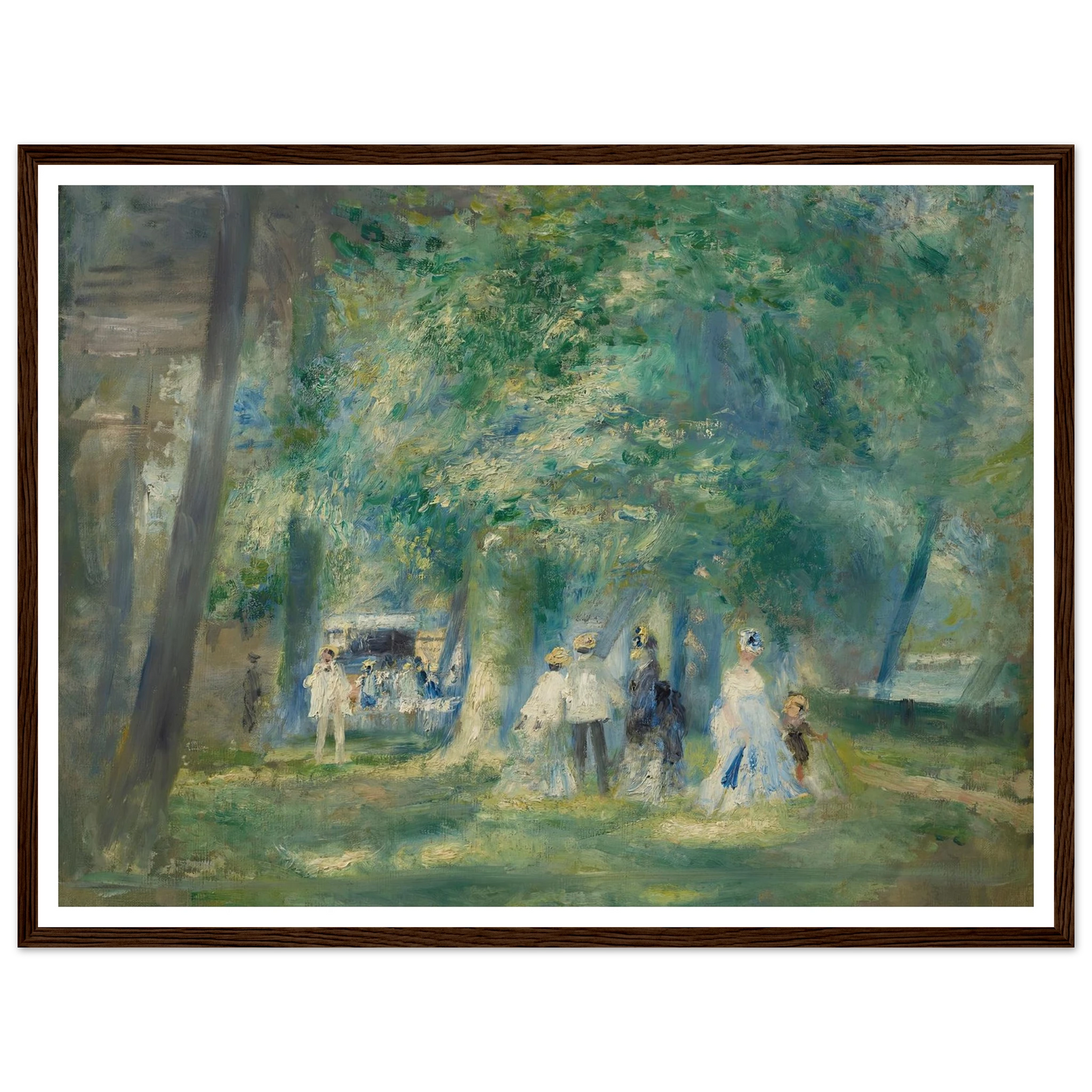La fête à Saint-Cloud (1871) Art Print | Pierre Auguste Renoir-Quipham Collections