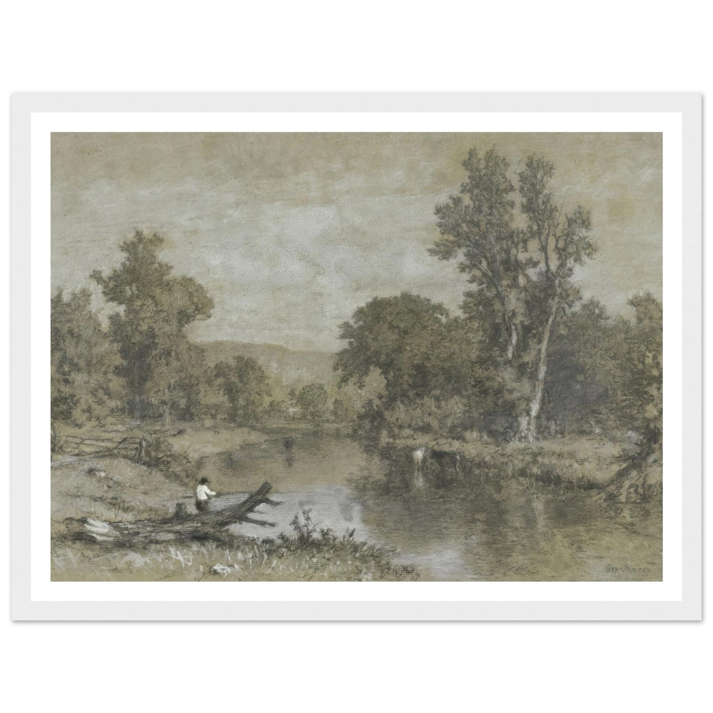 Milton, New York (ca. 1856) Art Print | George Inness-Quipham Collections