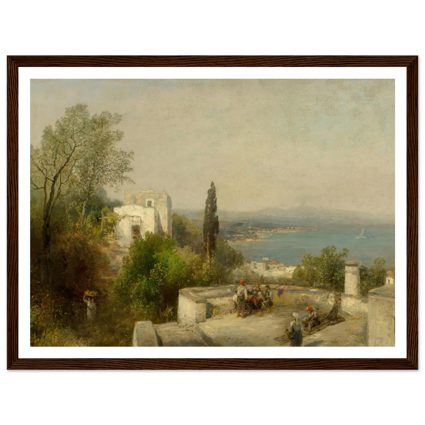 Bay of Naples Art Print | Hermann Ottomar Herzog-Quipham Collections
