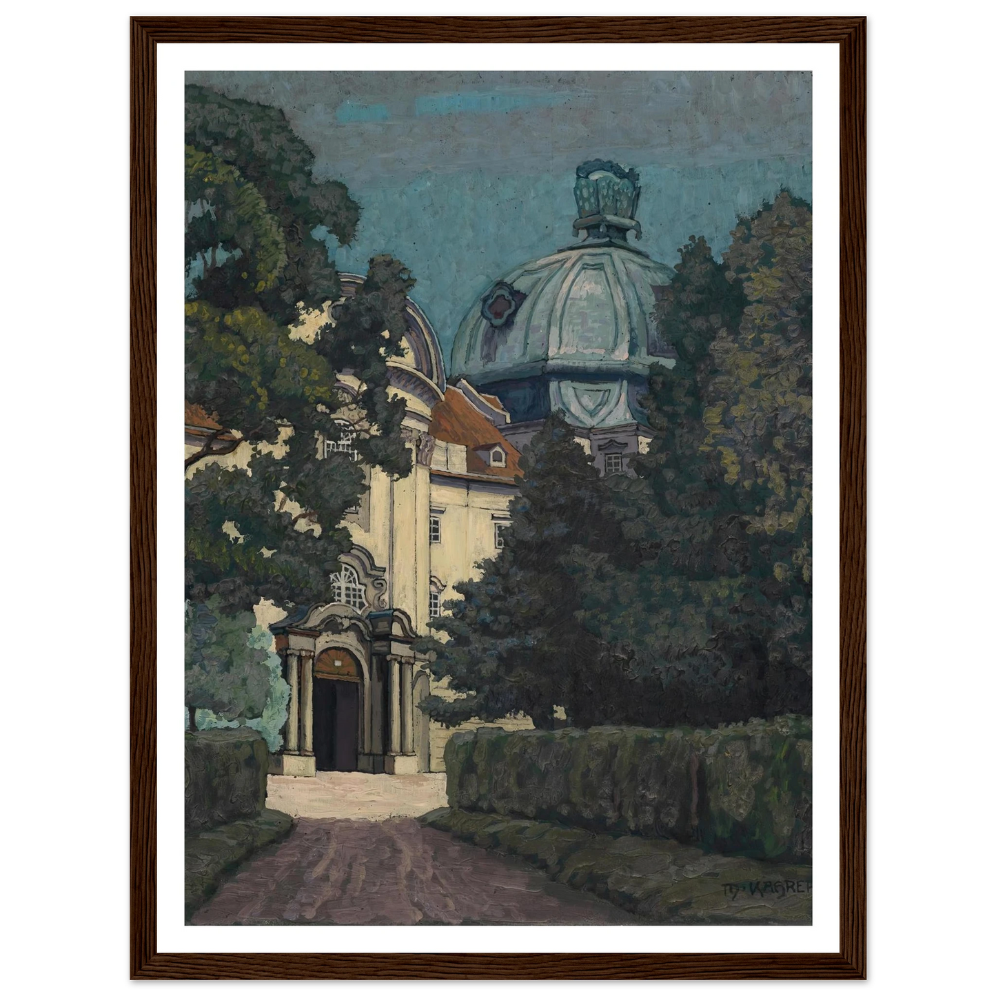 Stiftsportal Klosterneuburg (1924) Art Print | Max Kahrer-Quipham Collections