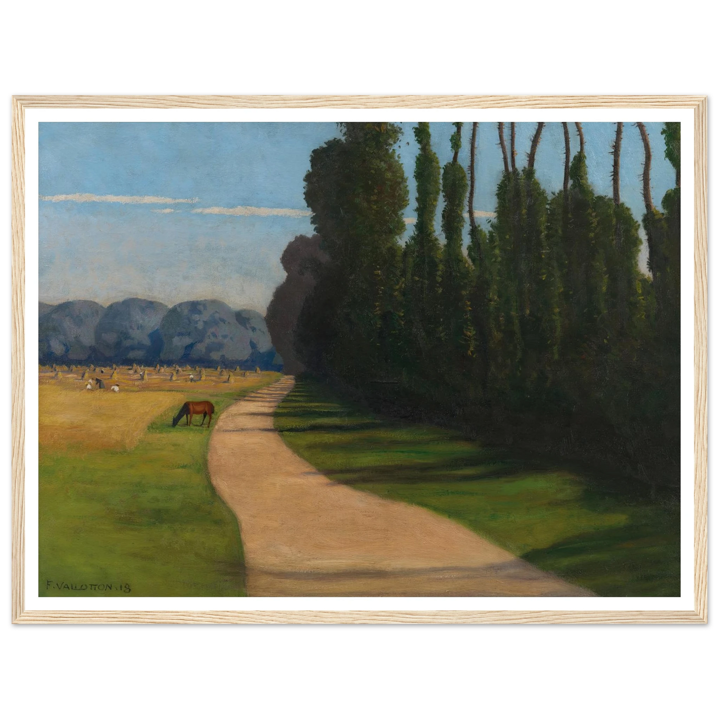 Chemin de la Croix-Rouge (1918) Art Print | Felix Vallotton-Quipham Collections