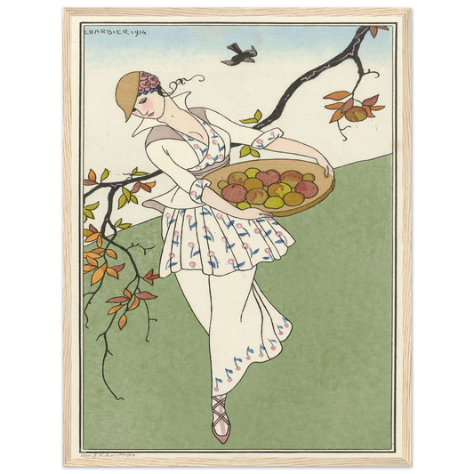 Toilette de taffetas (1914) Art Print | George Barbier-Quipham Collections