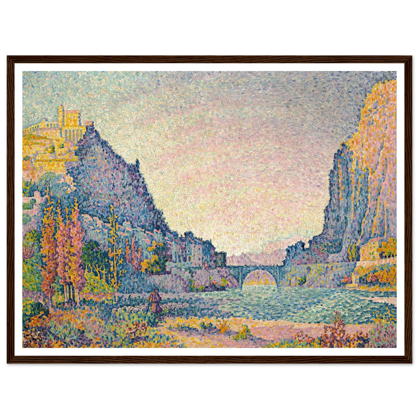 Sisteron (1902) Art Print | Paul Signac-Quipham Collections