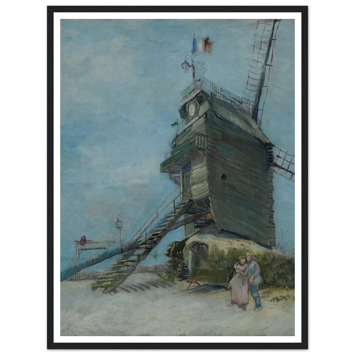 Le Moulin de la Galette (ca. 1886) Art Print | Vincent van Gogh-Quipham Collections