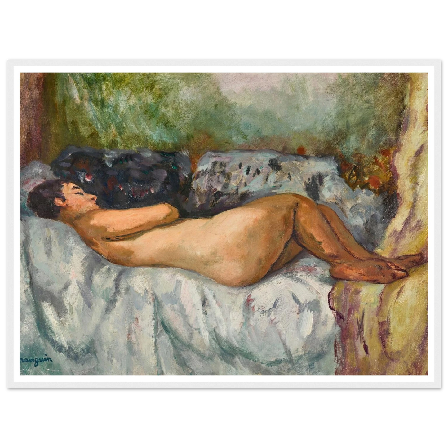 Jeanne; Nu allongé (1931) Art Print | Henri Manguin-Quipham Collections