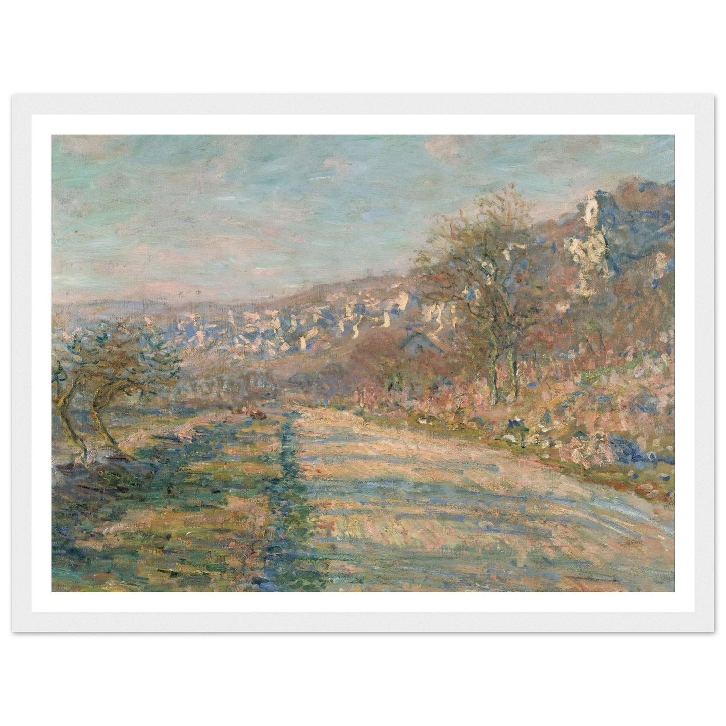 Road of La Roche-Guyon (1880) Art Print | Claude Monet-Quipham Collections