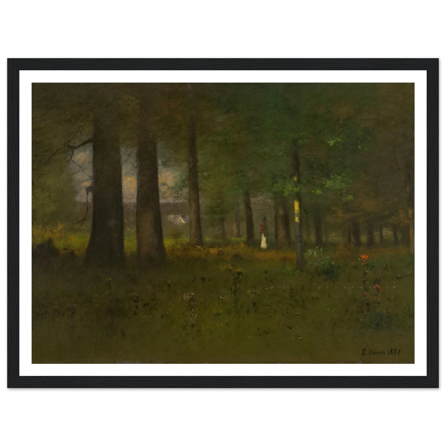 The Edge of the Forest (1891) Art Print | George Inness-Quipham Collections