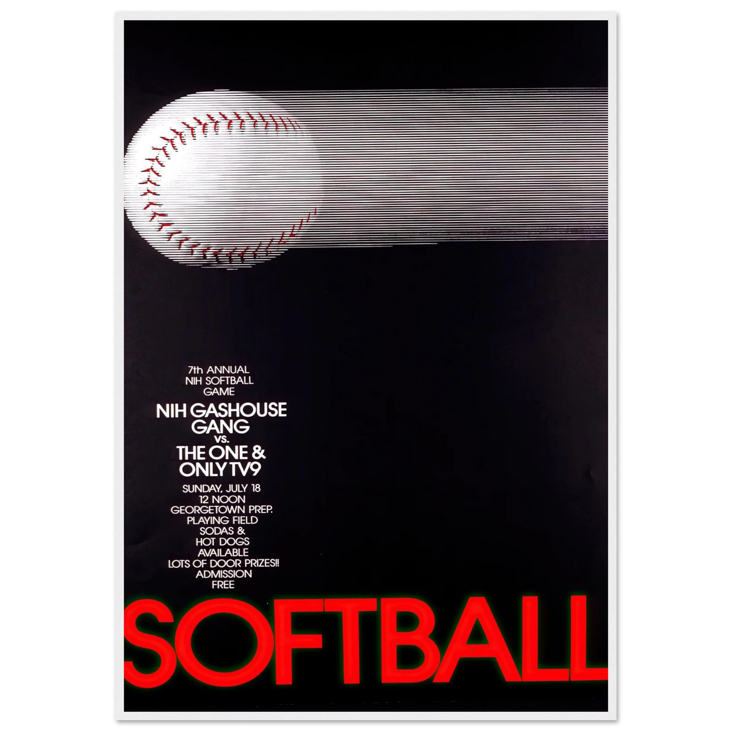 Softball (1982) Art Print | National Institutes of Health-Quipham Collections
