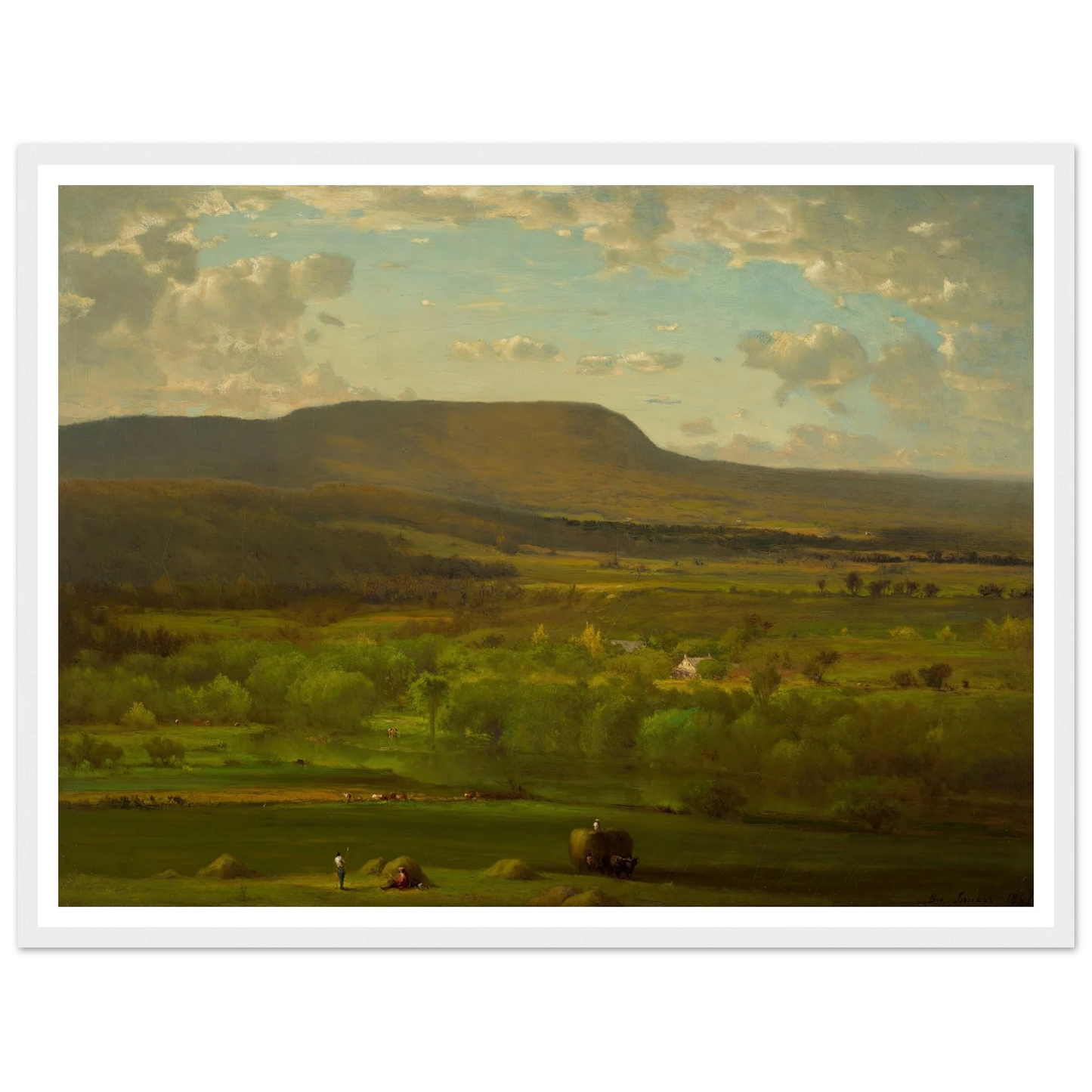 Leeds, New York (1867) Art Print | George Inness-Quipham Collections