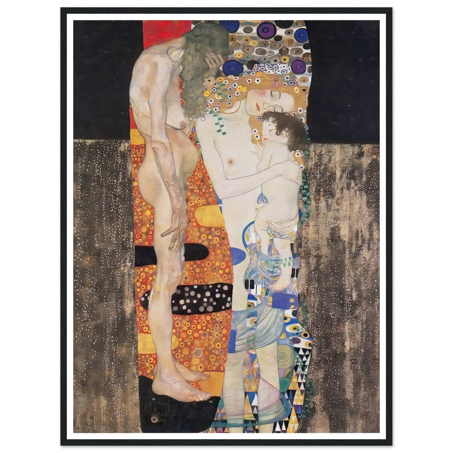 The Three Ages of the Woman (1905) Art Print | Gustav Klimt-Quipham Collections
