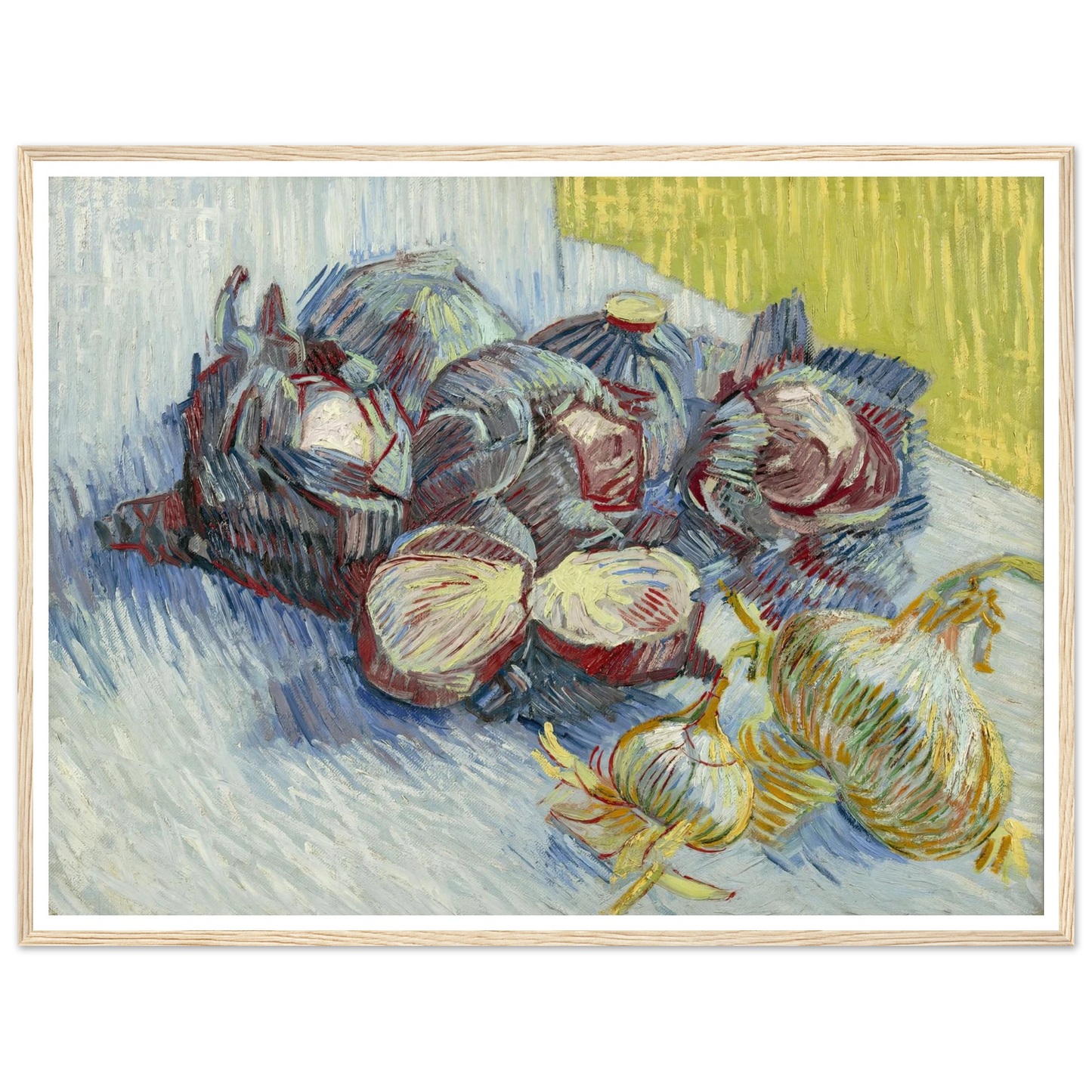 Red cabbages and onions (1887) Art Print | Vincent van Gogh-Quipham Collections