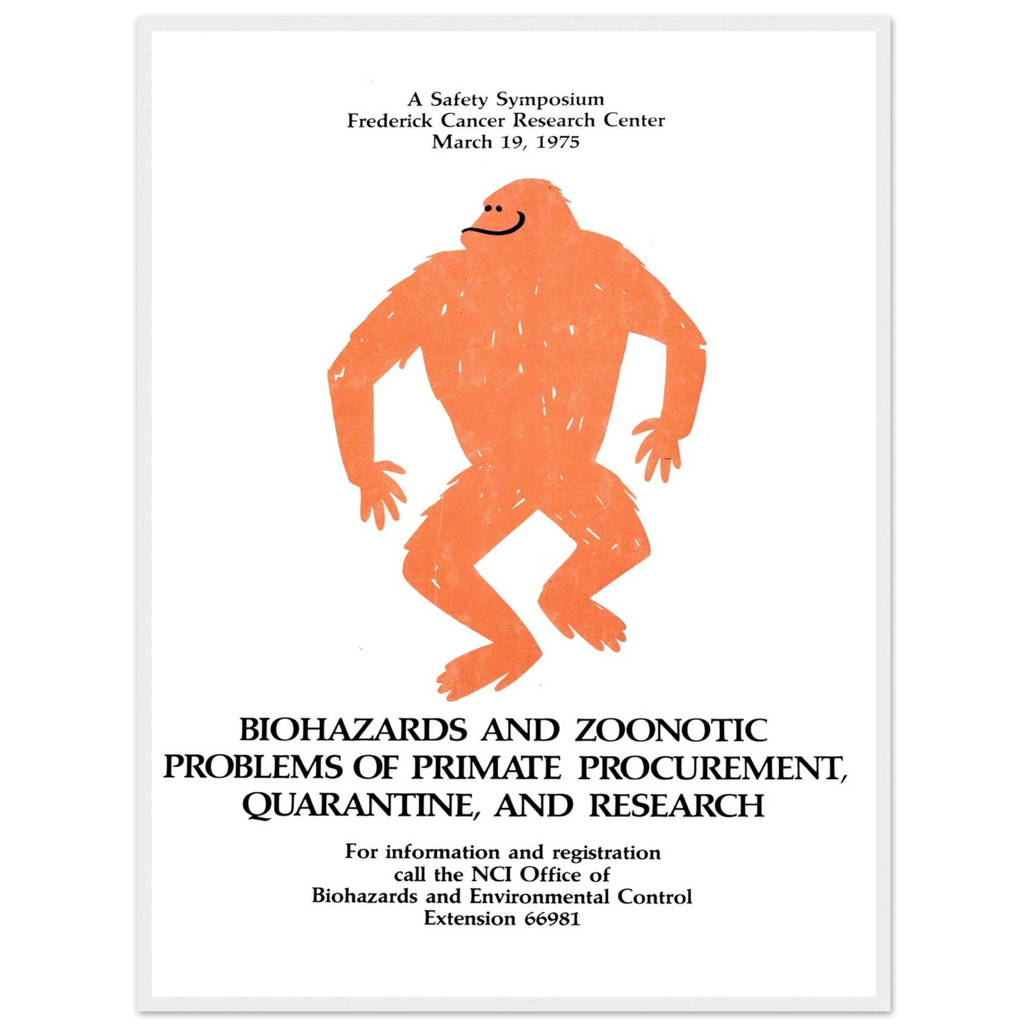 Biohazards and zoonotic problems of primate procurement, quarantine, and research (1975) Art Print | National Institutes of Health-Quipham Collections