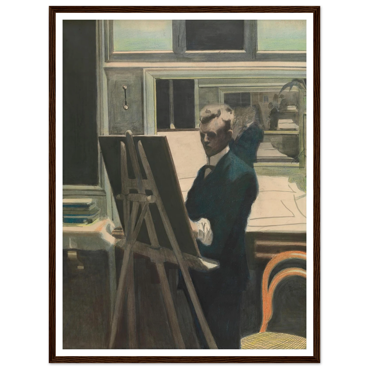 Self Portrait Art Print | Leon Spilliaert-Quipham Collections