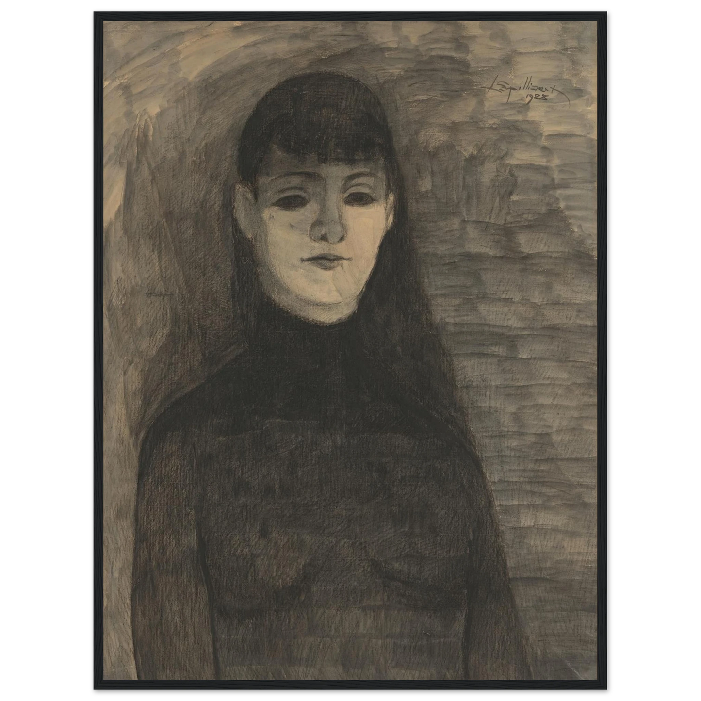 Melancholie (1928) Art Print | Leon Spilliaert-Quipham Collections