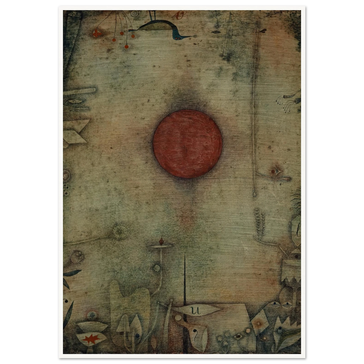 Ad marginem (1930) Art Print | Paul Klee-Quipham Collections