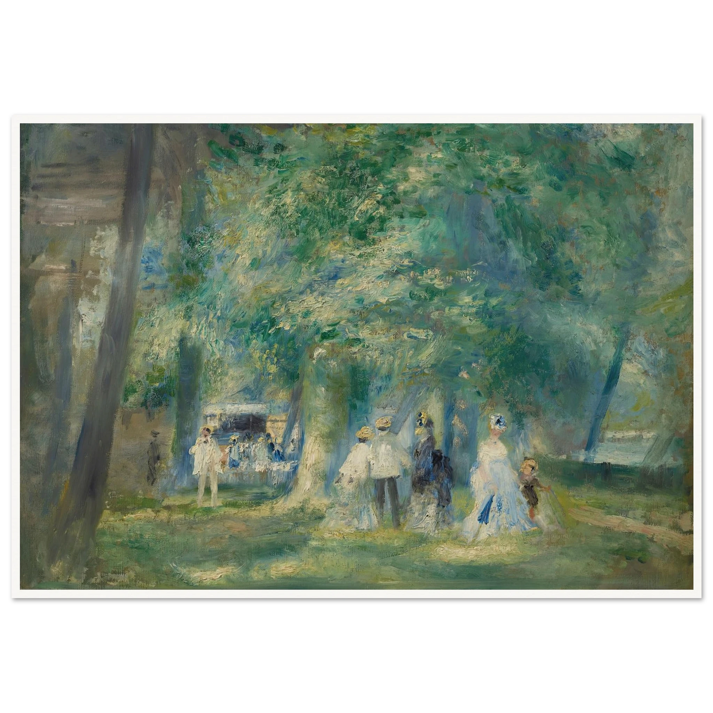 La fête à Saint-Cloud (1871) Art Print | Pierre Auguste Renoir-Quipham Collections