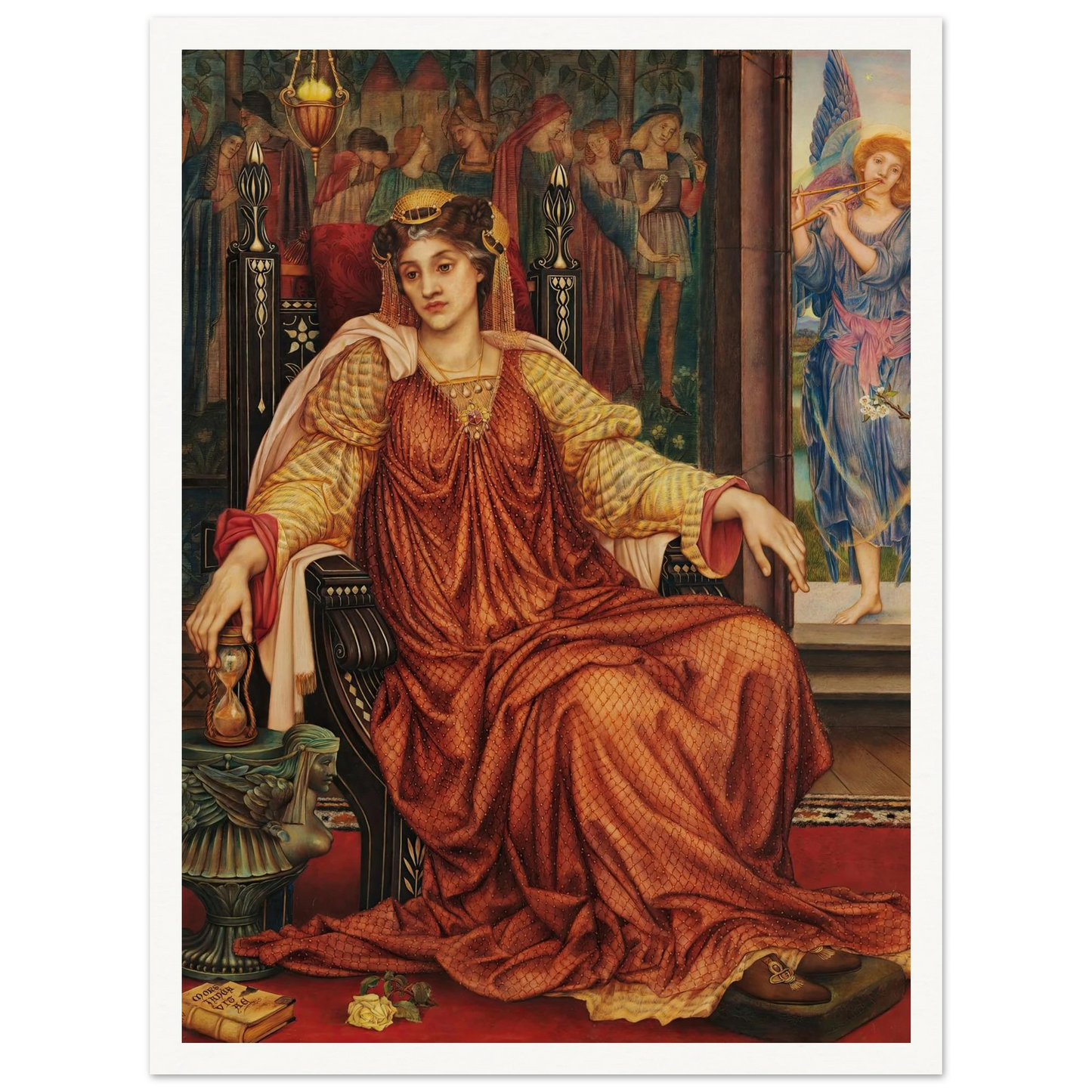 The Hour Glass Art Print | Evelyn de Morgan-Quipham Collections