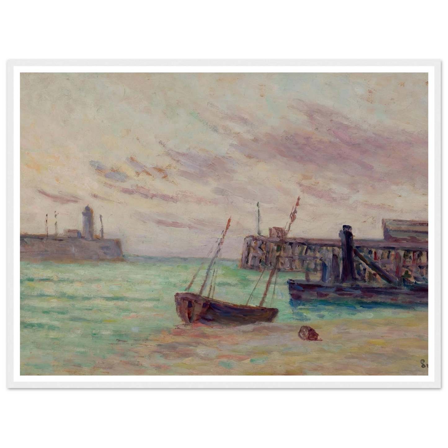Le Entrée du Port Art Print | Maximilien Luce-Quipham Collections