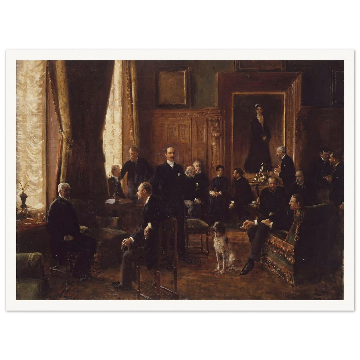 Le salon de la comtesse Potocka (1887) Art Print | Jean Beraud-Quipham Collections