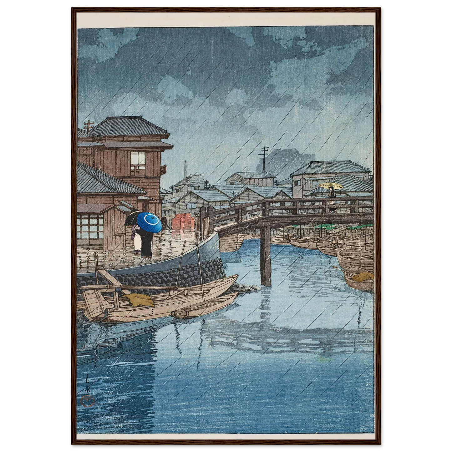 Shinagawa (1931) Art Print | Kawase Hasui-Quipham Collections