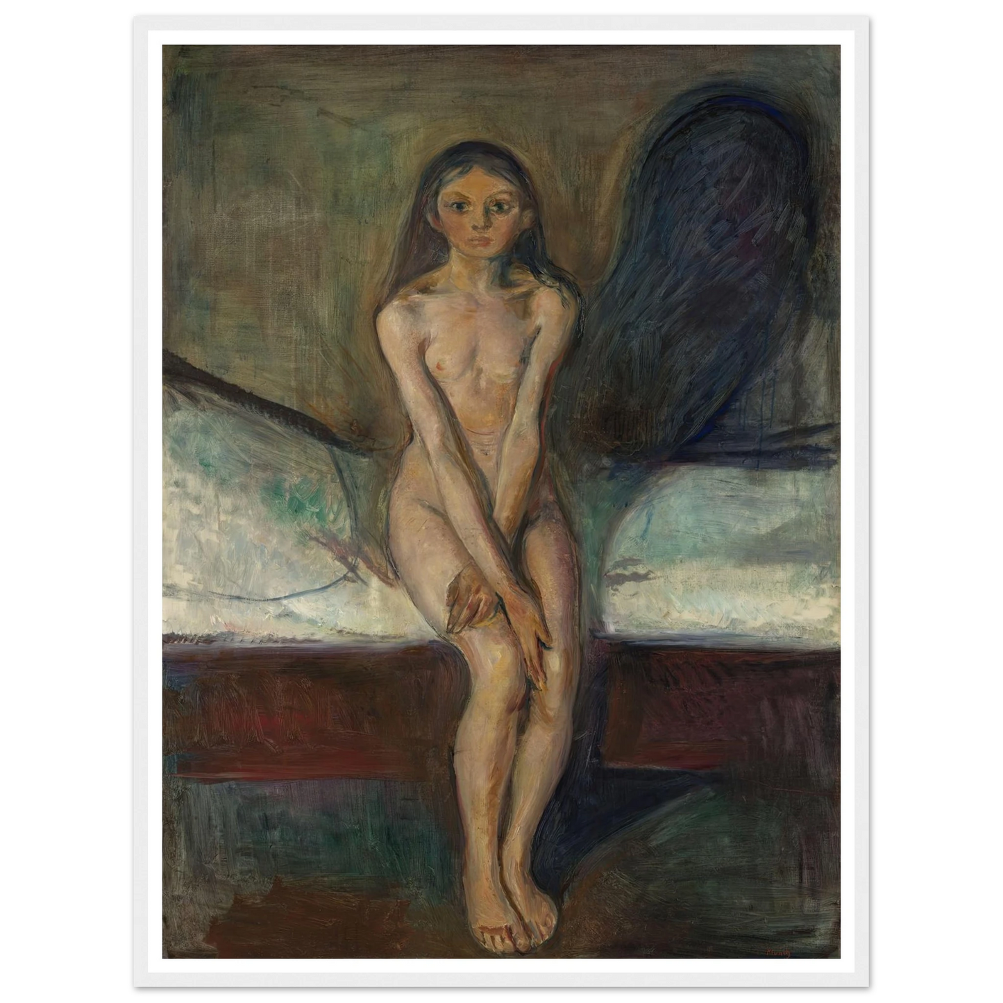 Puberty (1894) Art Print | Edvard Munch-Quipham Collections