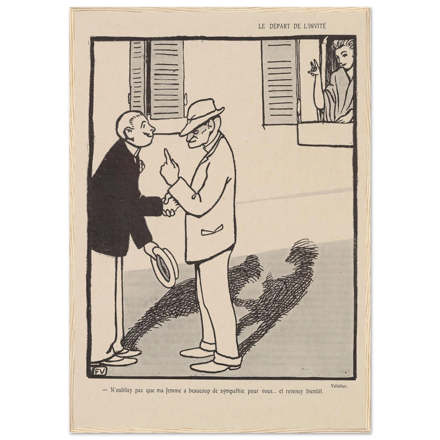 22 août 1903 Art Print | Felix Vallotton-Quipham Collections
