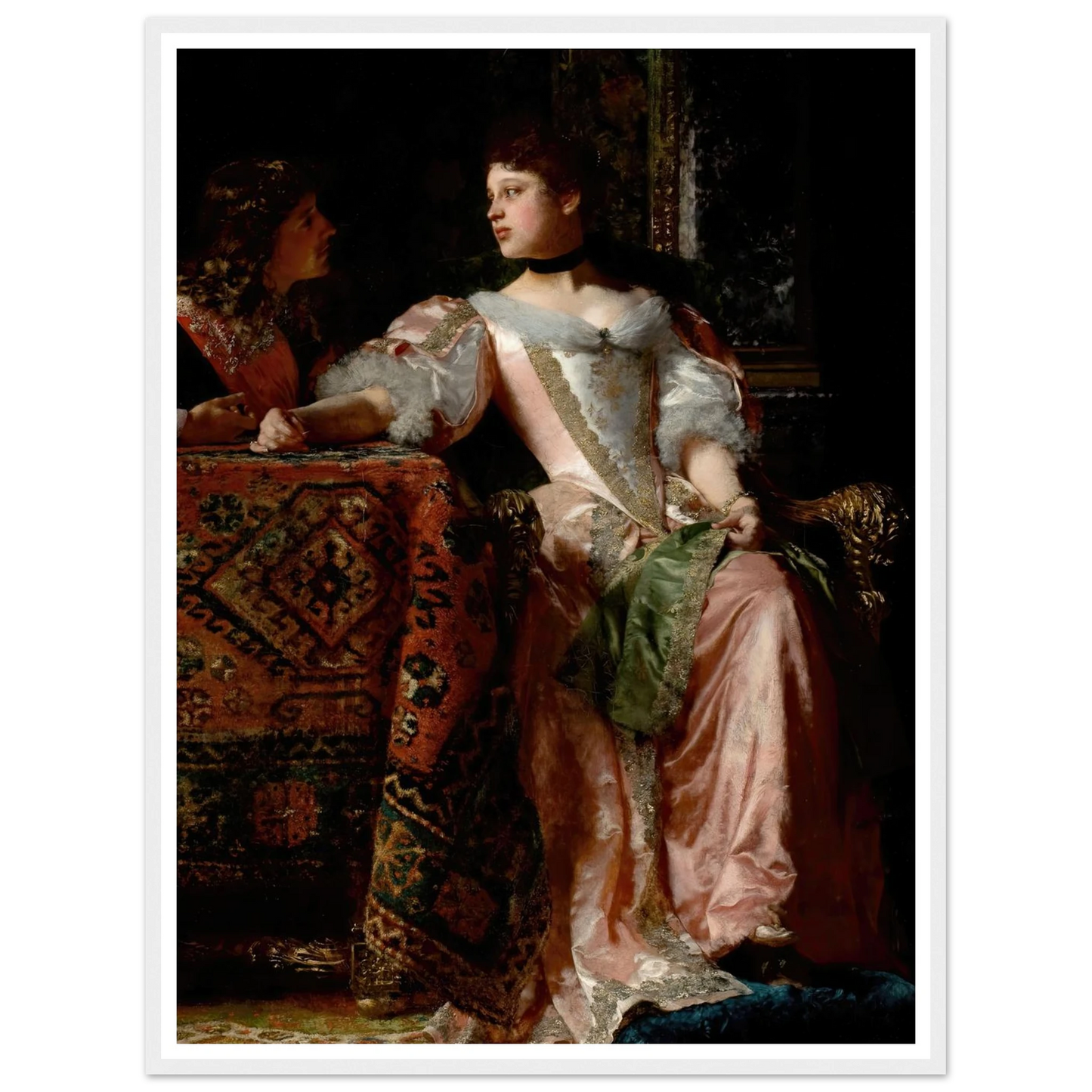 The Proposal (1891) Art Print | Wladyslaw Czachorski-Quipham Collections