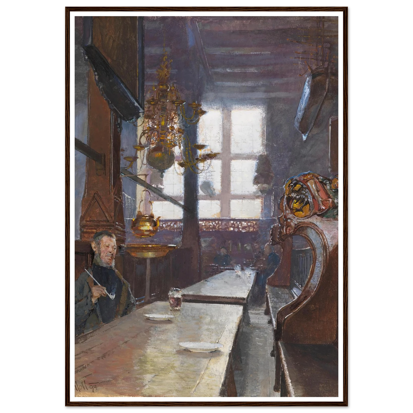 Schifferhaus in Lübeck (1894) Art Print | Carl Moll-Quipham Collections