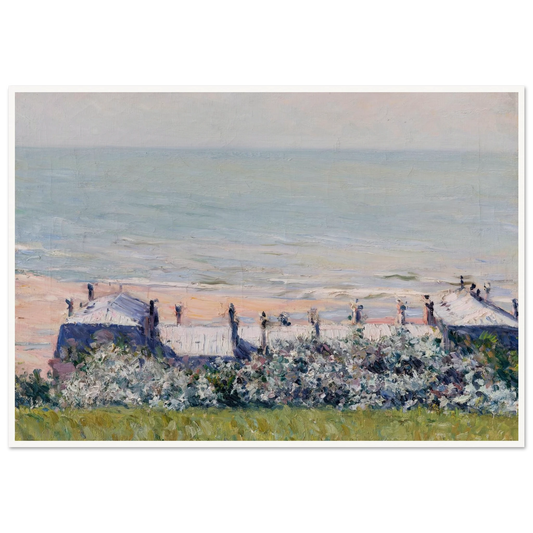 Les toits de l’Hôtel des Roches Noires, Trouville (1882) Art Print | Gustave Caillebotte-Quipham Collections