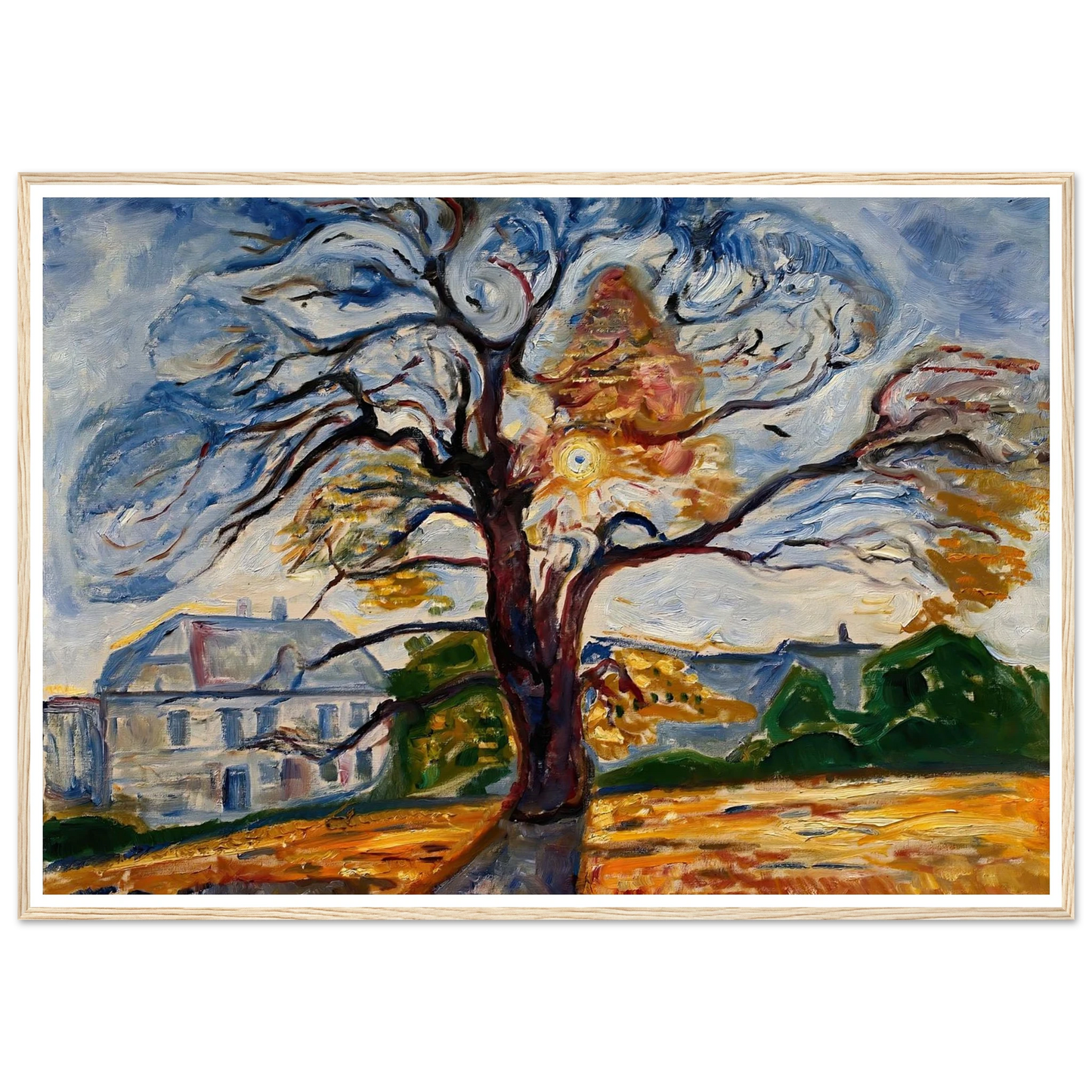 The Oak (1906) Art Print | Edvard Munch-Quipham Collections