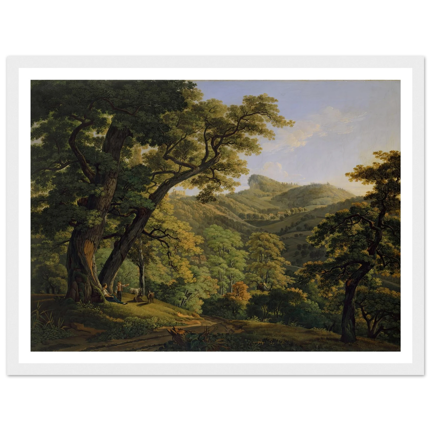 Neu-Schauenburg near Pratteln (1813) Art Print | Peter Birmann-Quipham Collections