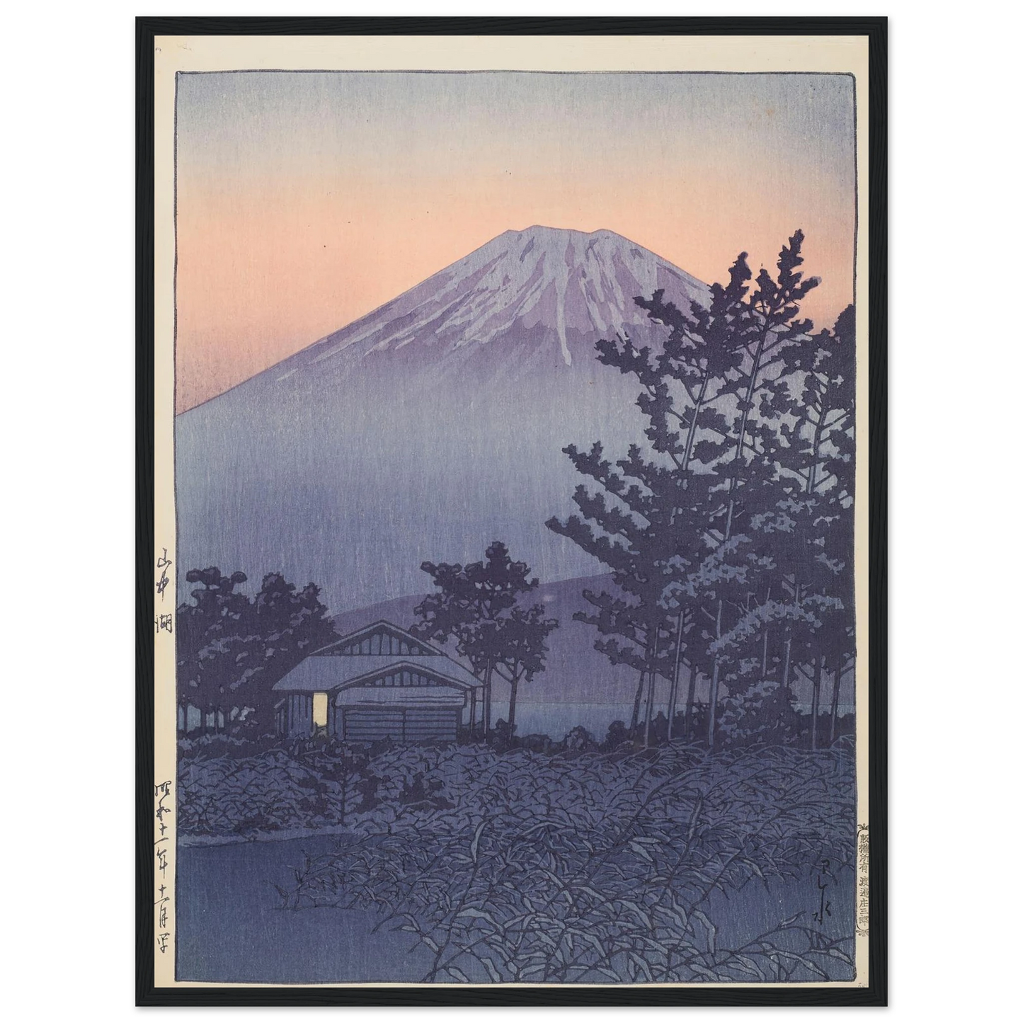 Yamanakako (Lake Yamanaka) (1936) Art Print | Kawase Hasui-Quipham Collections