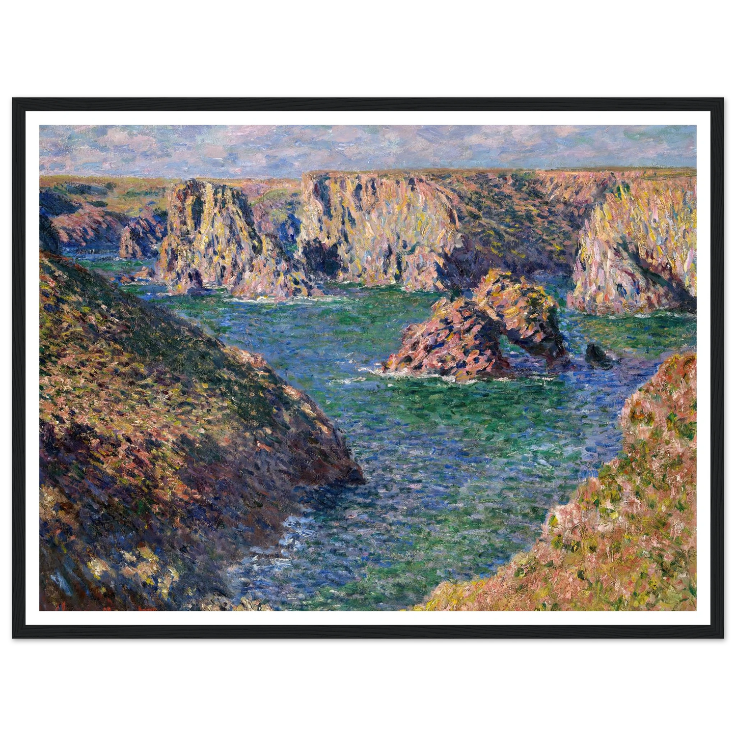 Port-Domois, Belle-Isle (1887) Art Print | Claude Monet-Quipham Collections