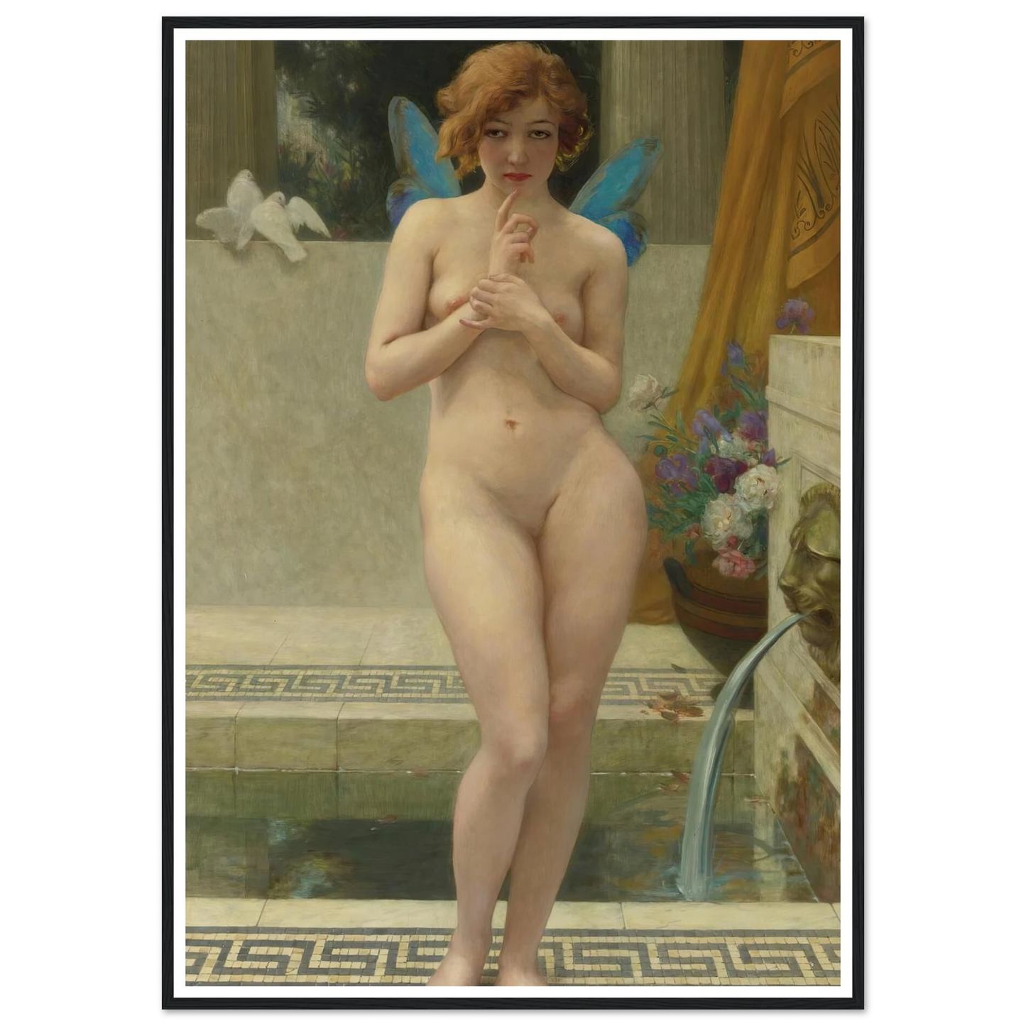 Psyche A La Fontaine Art Print | Guillaume Seignac-Quipham Collections